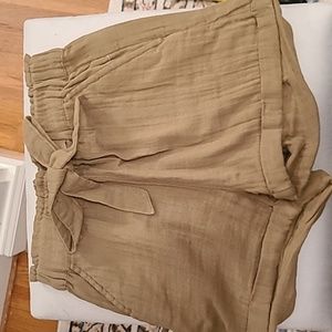 SO BRAND WOMENS JUNIOR SIZE OLIVE GREEN "CAMP SHORTS" SIZE XS